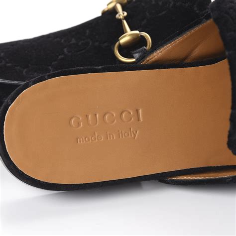 gucci velvet slippers men|gucci sliders for men.